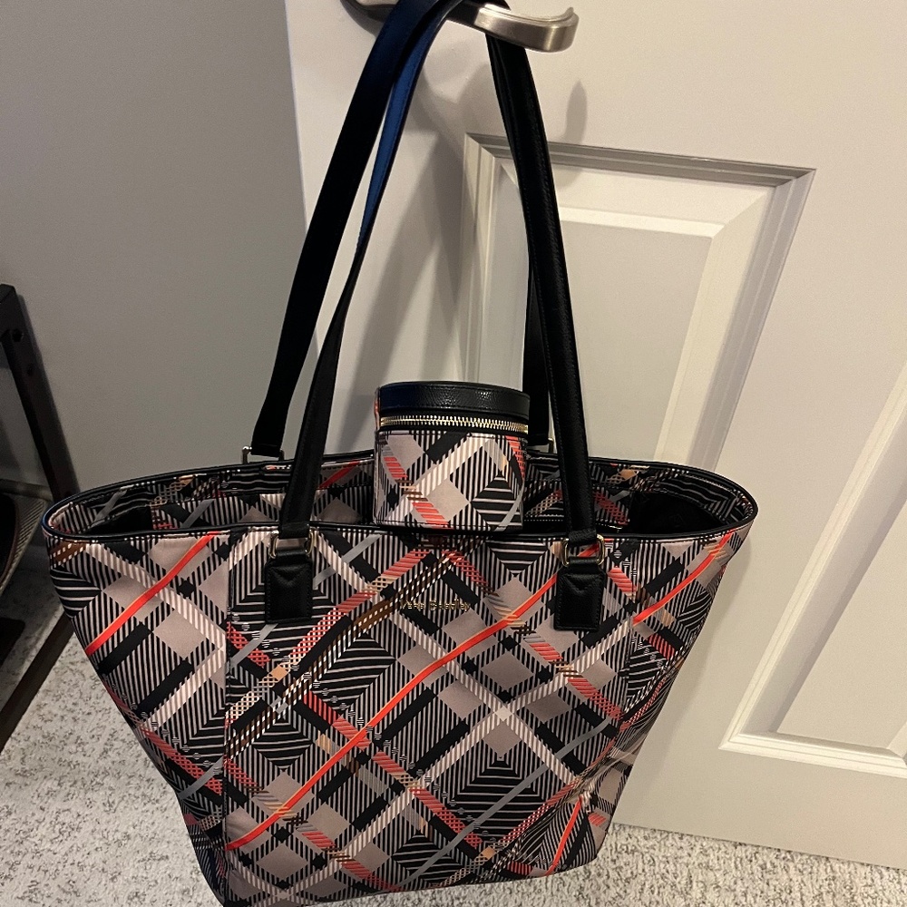 Lightly used VERA BRADLEY Shoulder Bag and Jewelry Case